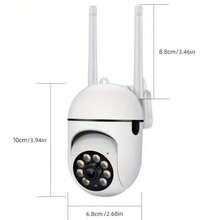szsinocam 1PC 1080P PTZ WiFi Camera,2.4G Outdoor Monitoring Cam,355°Horizontal‑90°Vertical Rotation,Motion Tracking,Two‑Way Audio,Full‑Color Night Vision,24H Recording,USB Powered,Power Adapter Not Included - White - View 11