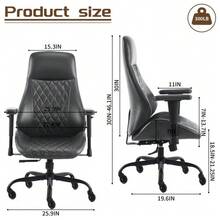 Family Desk, Bench, Office Chair, Rubber Chair, Foot, Support Pillar For A Stand, High Resistance, Up To The Point Where The Entire Cover Is Removed - Black - View 3