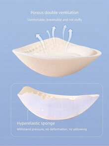 1 Pair 4cm Thickened Bra Pads, Small Size Washable Push-Up Inserts, Add Thickness, Bra And Lingerie Accessories - Thick style - View 4