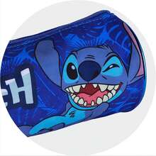 Dam Round Pouch Stitch. Fully Lined And Customized Interior. - Blue - View 4