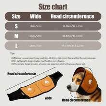 1pc Adjustable Pet Ear Muffs, Soft Dog Headwear, Multi-Functional Ear Protection, Noise-Reducing And Soothing, Suitable For Outdoor And Daily Wear, Dog Accessories, Pet Supplies - Multicolor - View 4