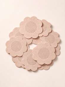 2/100pcs Disposable Nipple Covers, Self-Adhesive Invisible Seamless Concealment Patches, Soft And Comfortable, Suitable For Dresses And Tops - Multicolor - View 5