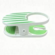 1pc Mainstays Clip-On Beverage Cup Holder, Secure Drink Holder With Clip, Suitable For Beach Chair, Desk, Table, Pool, Lounge Chair, Cruise Ship, Outdoor Use - A - View 14