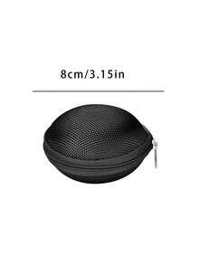 1pc Portable EVA Storage Box, Zipper Pouch, Can Store Data Cables, Earphones, Chargers, Coins And Jewelry, Shockproof, Multiple Colors Available - Multicolor - View 2