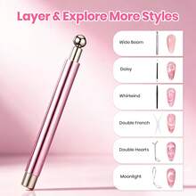 Nail Art Magnet Double Ended Upgraded Large Size Multi Functional Thick Magnet Stick For Cat Eye Gel Nail Art Tools - Multicolor - View 3
