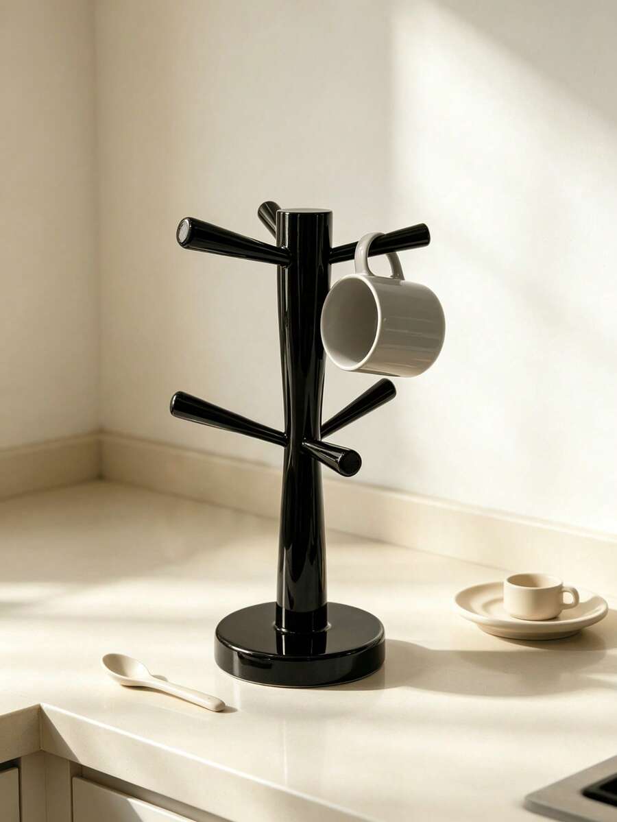 1pc Multi-Branch Mug Holder, Detachable Waterproof Desktop Cup Rack, Home Coffee Utensil Storage Display - View 1