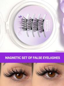 Lightweight Soft Layered Magnetic False Eyelashes For Deep Big Eyes - View 5