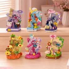 MINISO My Little Pony Creative Display Blind Box Figure, Random 1 Design, For Desk Shelf Room Decor, Birthday Christmas Gift - Pony Blind Box - View 3