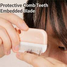 Two-In-One Trimming Comb, 1-Piece, With Safety Comb Guard And Hanging Holes. Multi-Purpose Beauty Styling Tool, Suitable For Home DIY, Suitable For Both Men And Women, Ideal As A Halloween Or Christmas Gift. - Multiple Styles - View 2