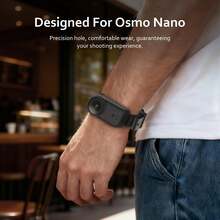 For Osmo Nano PULUZ Body Silicone Expansion Wrist Strap Cover Pet Collar Mount (Black) - View 4