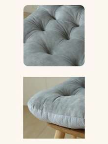 1pc New Double-Sided Chair Cushion Pad, All-Season Integrated Seat And Backrest Cushion, Long-Sitting Butt Cushion, Window Sill Cushion, Seat Cushion With Backrest - Cushion - View 8