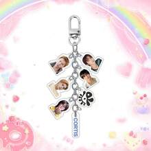 8PCS ORTIS Acrylic Keychain Pendant KEONHO JAMES Fan Support Charm - Multicolor - View 4