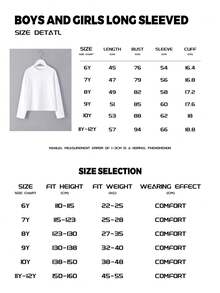Halloween Girls Cotton Raglan Long Sleeve T-Shirt, Cartoon Ghost Pumpkin Print, Cute Sweet Preppy Style - Orange - View 10