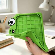 1pc Cute Frog Silicone Tablet Protective Case, Compatible With IPad 7/8/9 10.2 Inch, Air 3/4/5, Pro 11, Mini 6/7, Compatible With Samsung Galaxy Tab A7/A8/A9, Full Coverage - Green - View 6
