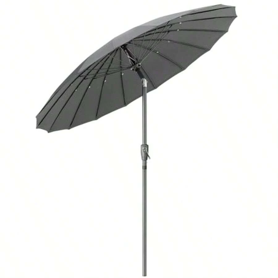 Shanghai Tilting Parasol - Grey - View 1