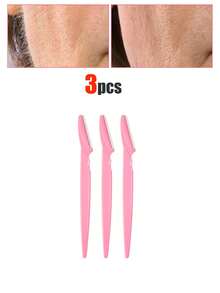 12/9/6/3/1pc Women's Exfoliating Razor - Unisex Facial Razor, And Face Razor - Exfoliating Facial Razor And Exfoliating Scrub, Eyebrow Trimmer And Razor, Exfoliating Scraper, Body Hair Removal Trimmer And Facial & Set, Long Handle Blade With Precision Protective Cover, Women's Eyebrow Grooming Tool, Can Be Used As Skincare Tool - Multicolor - View 10