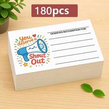 60/120 Positive Encouragement Cards, Suitable For Teachers, Students And Employees - You Deserve It! Colorful Inspirational Thank You And Recognition Reward Cards | Suitable For Classroom, Office Team Rewards, School Bulletin Board - A - View 8