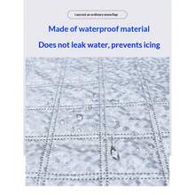Car Windshield Cover, Thickened Half Cover Car Cover With Magnetic Aluminum Film For Frost And Snow Protection, Suitable For Winter Frost Protection, Indoor/Outdoor Use - Silver - View 3