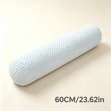 1pc Long Body Pillow Sleep Support Pillow, Detachable And Washable Memory Foam Cylindrical Pillow, Relieves Neck Pain And Provides Cervical Support, Soft Plush Material, Perfect Birthday Or Holiday Gift Choice, Soft And Comfortable Inner Cushion - Multicolor - View 8