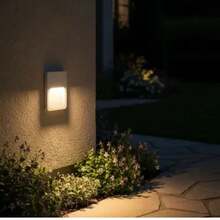 Balizador LED 2W 3000K Luz Amarela Branco Quente Hitec Super LED Parede Iluminação Decorativa Bivolt Baixo Consumo 8x12 - Branco - Visão 4