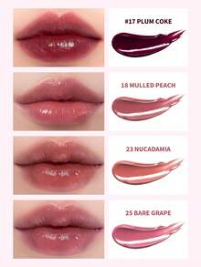 Rom&Nd Juicy Lasting Tint 25# Glow Grape 5.5g 1入，保濕透亮果汁感唇釉，適合日常韓系氛圍妝容 - 新果汁唇釉 25# 蜜光葡萄 - 查看 5