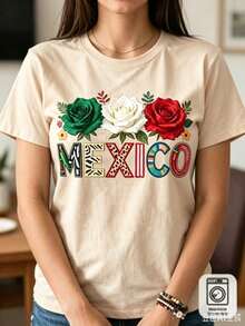 Women T-Shirts - 杏色 - 查看 8