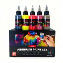28/12 Colors Airbrush Paint Set 30ml Ready To Spray Pre Thinned For Model Shoes Fabric Art - Graffiti Tool - View 7