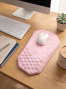 Ergonomic Mouse Pad With Wrist Support, Memory Foam Wrist Rest, Memory Foam Mouse Pad, Non-Slip Base And Smooth Lycra Surface, Suitable For Office And Home, Comfortable Wrist Support - View 1