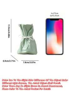 Bag-Shaped Resin Vase, Pleated Bag Design With Bow Rope Decoration, Modern Aesthetic Tabletop Vase, Home Living Room Bookshelf Decor - Multiple Styles - View 13