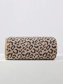 1/3 Pc Bath Towel Hand Towel Set, Leopard Printed Ultra Soft & Absorbent, Quick Drying, Face Wash, Shower Wash, Lightweight Coral Fleece Towel, Suitable For Bathroom, Bedroom, Home, Hotel, Swimming Pool, Spa, All Seasons Use - Brown - View 4
