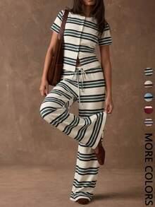 Women Sweater Co-Ords - Coffee Brown - View 5