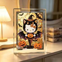 SANRIO 1 Peça Porta-Retrato de Mesa Acrílico Estilo Cartoon Criativo de Halloween, Cor Aleatória, Decoração para Casa, Sala de Estar, Quarto, Escritório, Dormitório de Estudante, Estação de Trabalho, Ornamento de Mesa Divertido, Decoração de Cena de Festa de Halloween, Presente Comemorativo de Feriado e Aniversário para Meninas e Melhores Amigas - Tamanho único - cor aleatória - Visão 7