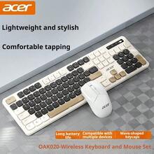 Acer OAK020 Wireless Keyboard And Mouse Combo 2.4G Wireless Ergonomic Spill-Resistant Keyboard 1600DPI Precision Optical Mouse Compatible With Desktop And Laptop Business Office Set - View 10