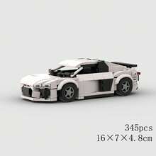 MIKEMENG 397/328/345/336/375/387 PCS Classic MOC Building Blocks Racing Car Set, Adult DIY Car Toy Model, Suitable For Collection, City Tech Champion Cup Series, Perfect As Birthday, Halloween, Christmas Gift For Boyfriend, Husband - Model - View 12