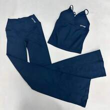 Women Two-Piece Outfits - Peacock Blue Suit - View 4