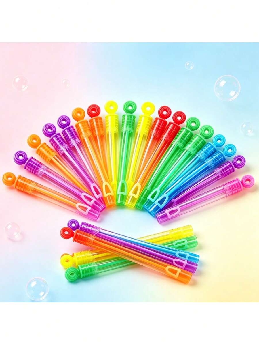 24/48/60pcs Small Bubble Shower Gift Set, Suitable For Christmas, Thanksgiving, New Year, Wedding, Performance, Outdoor Summer Gifts - Multicolor - View 1