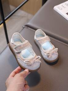 1 Pair New Spring/Autumn Baby Girl Soft Sole Floral Princess Shoes With ...
