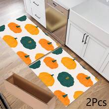 Cute Pumpkin Print Pattern Drainage Mat/Absorbent Mat/Drying Mat For Coffee Machine And Tableware - Absorbent Polyester Tabletop Protector With Rubber Non-Slip Backing, For Kitchen Countertop Decoration - Home Bar And Dining Table Placemat - Multicolor - View 13