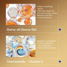 1pc Horse Oil Foot Mask And Hand Mask, Moisturizing Repair Care, Deep Hydration Formula Suitable For Dry And Rough Skin, Helps Soften Hands And Feet, Smooth Cracked Skin, Nourish Daily Hand And Foot Care - Multicolor - View 9