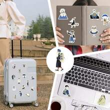 50 buah Stiker Vinyl Tahan Air Gambar Tangan Lucu untuk Scrapbook, Cocok untuk Botol Minum, Laptop, Skateboard, Scrapbook, Stiker Pola Hewan, Perlengkapan Sekolah, Musim Kembali ke Sekolah - MultiWarna - View 10