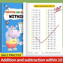1 Kids' Addition & Subtraction Algorithm Training Enlightenment Books, 64 Pages Each. Helps Children Practice Mental Arithmetic, Cultivate Active Thinking, And Spark Kids' Interest In Learning. Great Gift Option For Children For Various Festivals. - Multicolor - View 11
