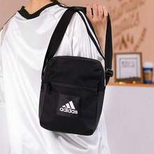 Adidas Unisex Multi-Function One Shoulder Crossbody Bag, Minimalist Versatile Lightweight Sports Casual Bag IT2048 - Black - View 7