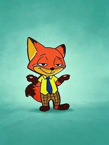 Disney 2pcs Zootopia Cute Cartoon Fox & Rabbit Enamel Pins, Random Style 4pcs Creative Character Brooch Pins For Collar Decoration, Backpack, Jacket And Clothing Accessories - Multicolor - View 6
