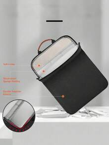 DANYCASE 平板電腦收納托特包 11 吋 13 吋，相容 11 A16、10 代、Air 5 代、4 代、10.9 吋、9 代、8 代、7 代、10.2 吋、Pro 11、12.9 吋、13 吋、Kindle、鍵盤、書籍保護套保護殼 - 黑色 - 查看 4