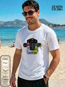 Men T-Shirts - White - View 1