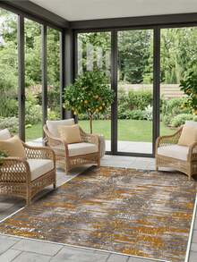 Digitally Printed Non-Slip Washable Runner And Area Rug Living Room Carpet, Modern Design | Modern, Scandinavian, Bohemian And Classic Styles | 100% Polyester - Grey - View 5