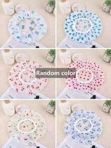 10/5/3/1pc Reusable Waterproof Shower Cap, Multi-Functional Hair Cap For Hair Mask, Hair Dye, Dry Hair And Hair Oil Treatment, Kitchen Anti-Oil Anti-Dust Cap, Random Color, Shower Accessories - Multicolor - View 8