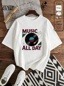 Men T-Shirts - 白色 - 查看 2