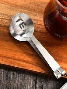 Stainless Steel Tea Bag Squeezer, Silver Tea Bag Clip, Tea Bag Filter Clip, Tea Bag Spoon For Loose Tea, Ice Cubes, Sugar - Multicolor - View 5