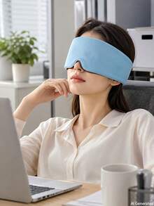 Dual Sensory Gravity Eye Mask, Micro-Pressure Light-Blocking Breathable Eye Mask, Deep Sleep Breathable Eye Mask, Suitable For Home, Office And Airplane - Multiple Styles - View 3